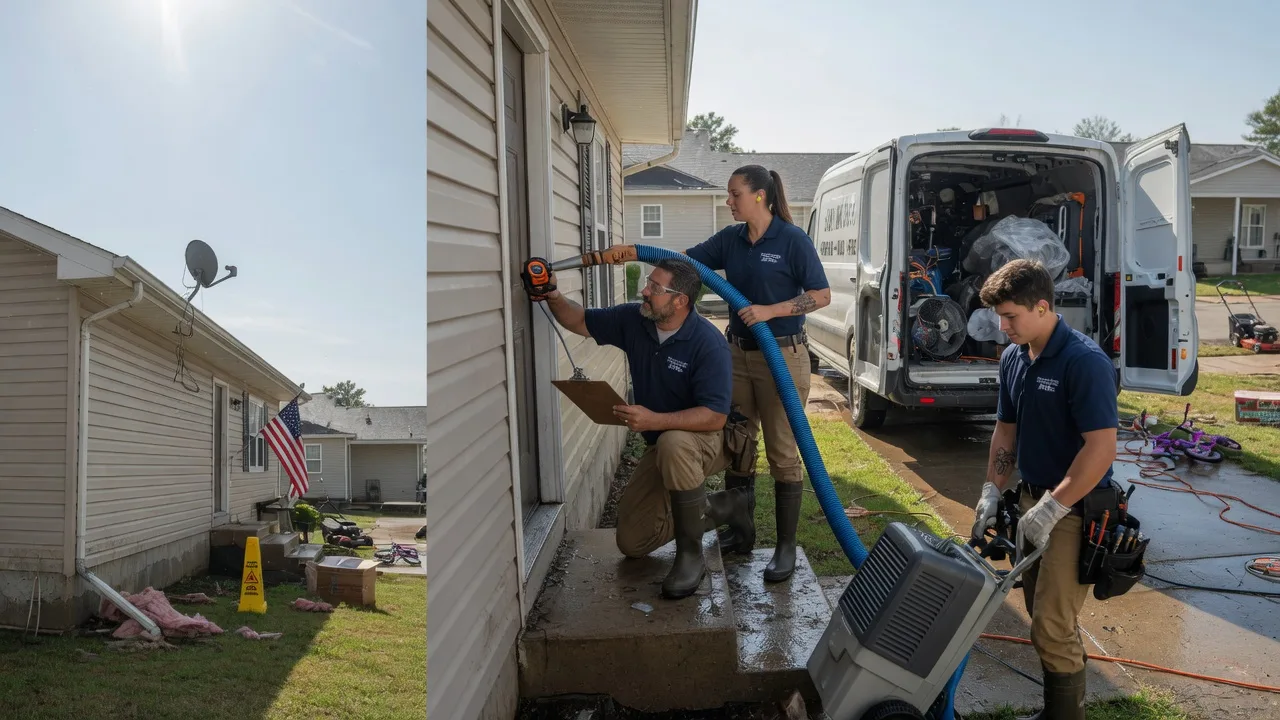 Ceiling Water Damage Restoration in Tracy, IA near me